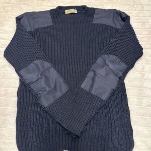 L.L. Bean Men's Dark Gray Crewneck Commando Sweater